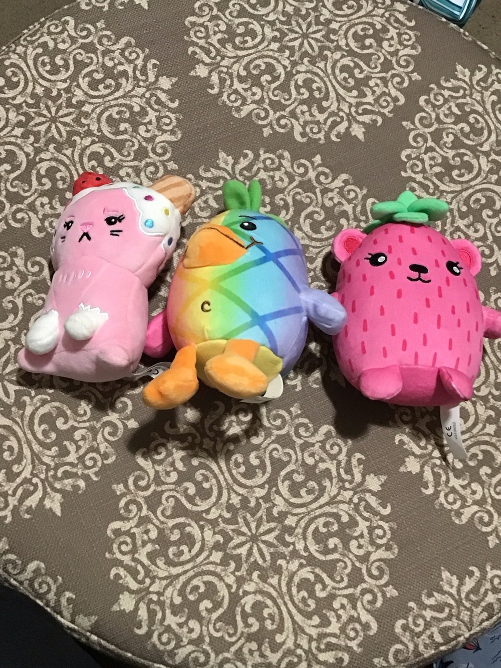 3 Cute MORIAH ELIZABETH Dessert Series Plushies